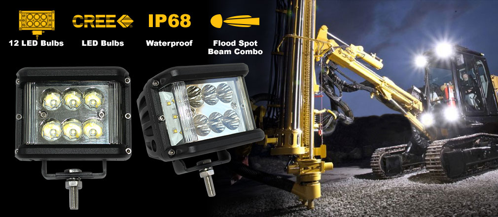 Boost your vision with a 60W LED Driving Worklight